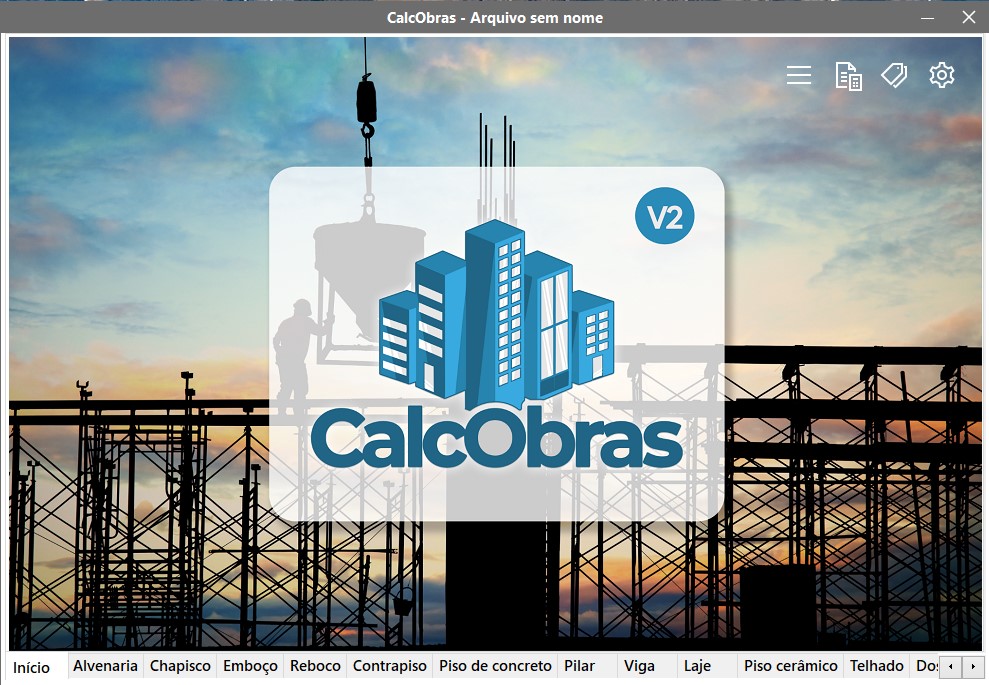 CalcObras - Sistema de análise de custos
