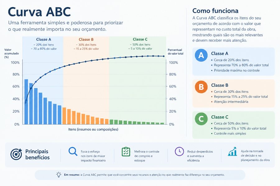 Infográfico Curva ABC