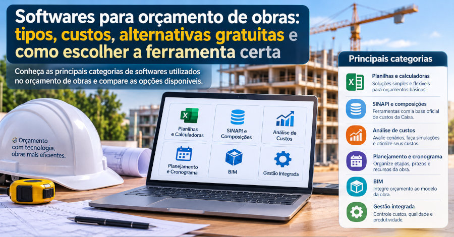 Orçamentador, sistema de orçamento de obras