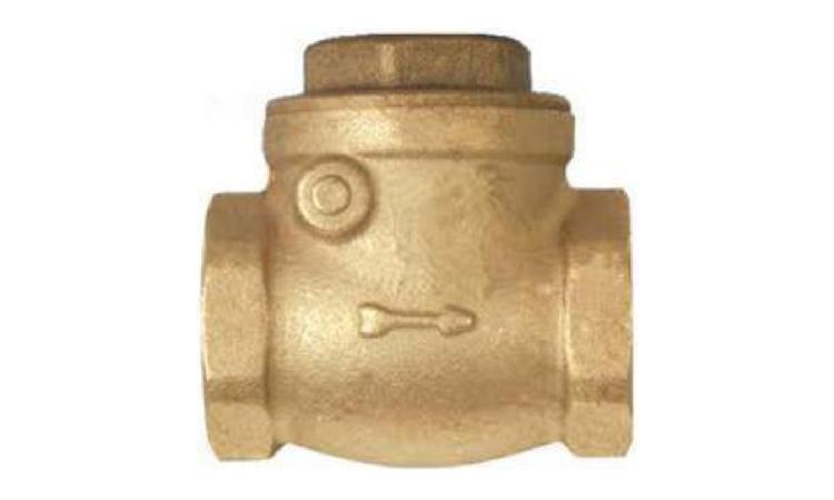 VALVULA DE RETENCAO HORIZONTAL, DE BRONZE (PN-25), 3/4