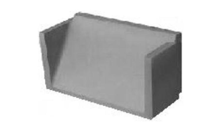 ELEMENTO VAZADO DE CONCRETO, VENEZIANA *40 X 10 X 10* CM