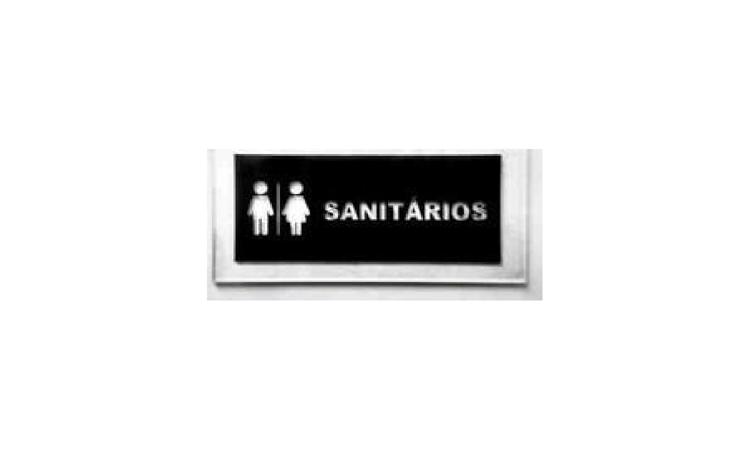 PLACA DE ACRILICO TRANSPARENTE ADESIVADA PARA SINALIZACAO DE PORTAS, BORDA POLIDA, DE *25 X 8*, E = 6 MM (NAO INCLUI ACESSORIOS PARA FIXACAO)