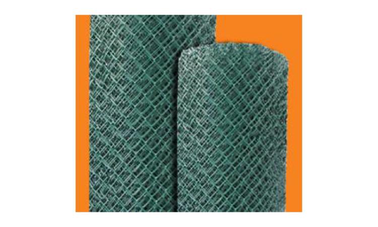 TELA DE ARAME GALVANIZADA REVESTIDA EM PVC, QUADRANGULAR / LOSANGULAR, FIO 2,11 MM (14 BWG), BITOLA FINAL = *2,8* MM, MALHA *8 X 8* CM, H = 2 M