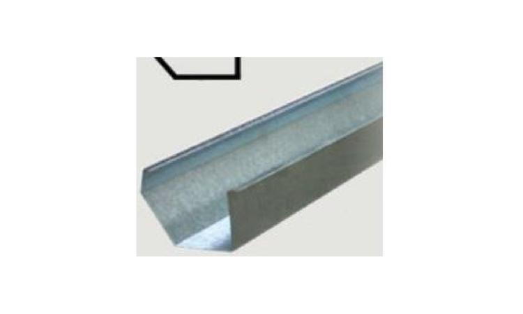 CALHA MOLDURA AMERICANA DE CHAPA DE ACO GALVANIZADA NUM 26, CORTE 33 CM