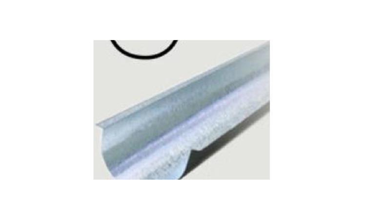 CALHA PLATIBANDA DE CHAPA DE ACO GALVANIZADA NUM 26, CORTE 45 CM