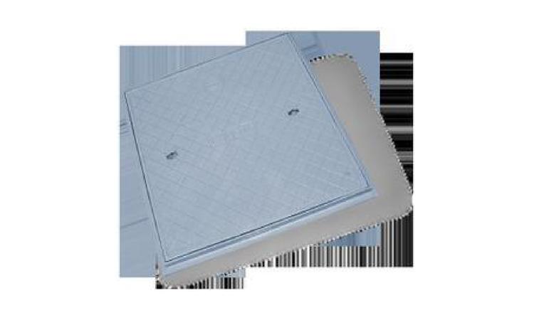 TAMPAO FOFO SIMPLES COM BASE / REQUADRO, CLASSE A15 CARGA MAX. 1,5 T, 300 X 300 MM (COM INSCRICAO EM RELEVO DO TIPO DE REDE)