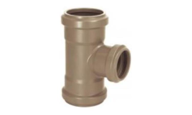 TE DE REDUCAO, PVC PBA, BBB, JE, DN 100 X 50 / DE 110 X 60 MM, PARA REDE DE AGUA