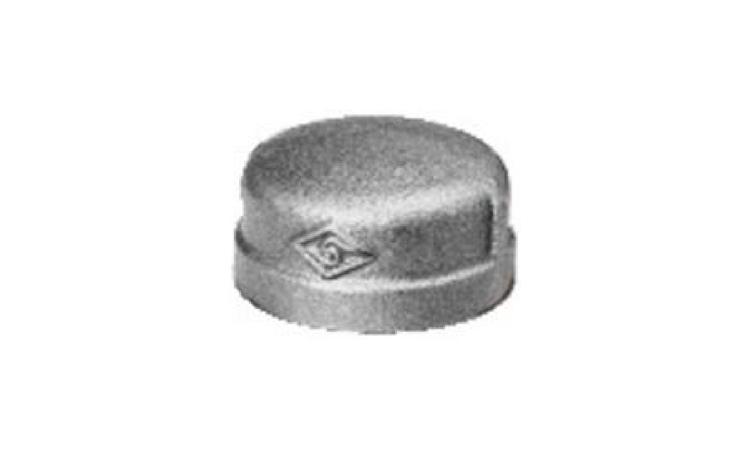 CAP OU TAMPAO DE FERRO GALVANIZADO, COM ROSCA BSP, DE 3/4