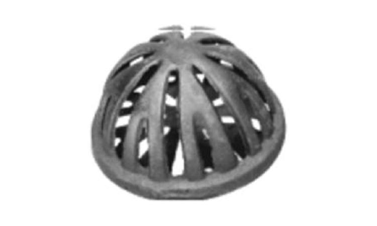 RALO FOFO SEMIESFERICO, 150 MM, PARA LAJES/ CALHAS