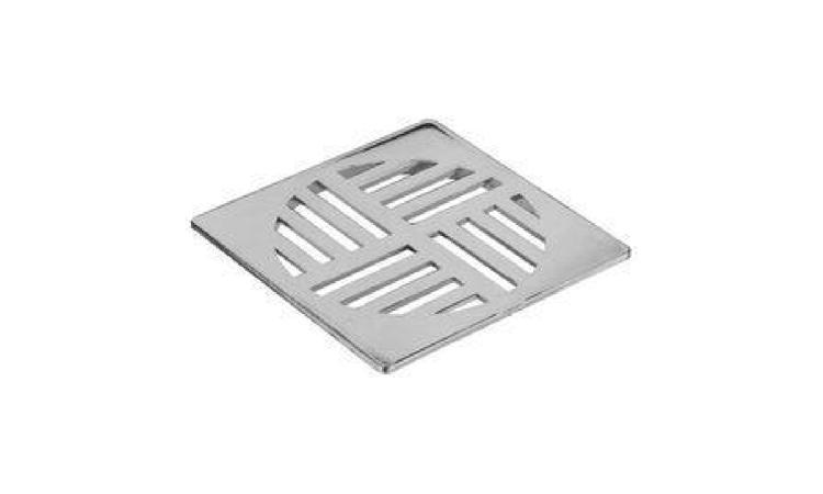 GRELHA FIXA, EM PVC BRANCA, QUADRADA, 150 X 150 MM, PARA RALOS E CAIXAS