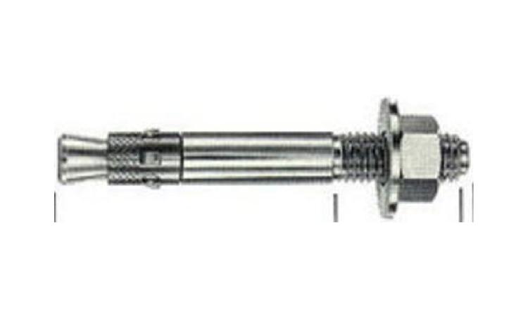 PARAFUSO DE ACO ZINCADO, TIPO CHUMBADOR PARABOLT, DIAMETRO 3/8