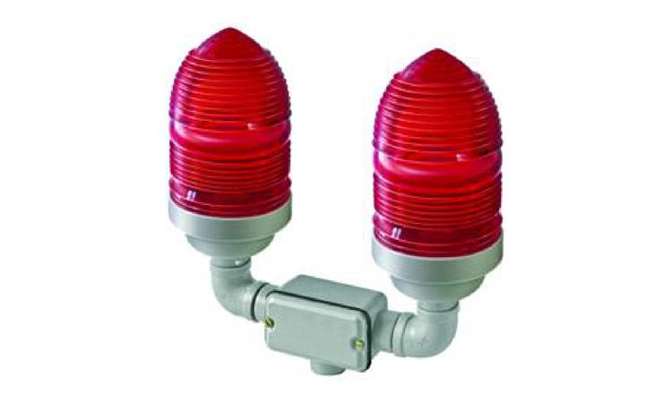 LUMINARIA DUPLA P/SINALIZACAO, TIPO WETZEL AS-2/110 OU EQUIV