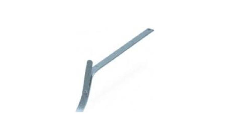 SUPORTE METALICO PARA CALHA PLUVIAL, ZINCADO, DOBRADO, DIAMETRO ENTRE 119 E 170 MM, PARA DRENAGEM PLUVIAL PREDIAL