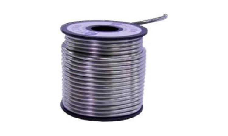 SOLDA ESTANHO/COBRE PARA CONEXOES DE COBRE, FIO 2,5 MM, CARRETEL 500 GR (SEM CHUMBO)