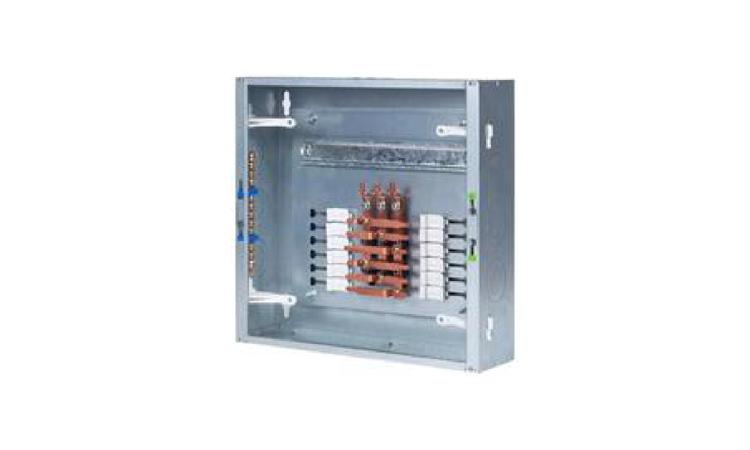QUADRO DE DISTRIBUICAO COM BARRAMENTO TRIFASICO, DE EMBUTIR, EM CHAPA DE ACO GALVANIZADO, PARA 12 DISJUNTORES DIN, 100 A