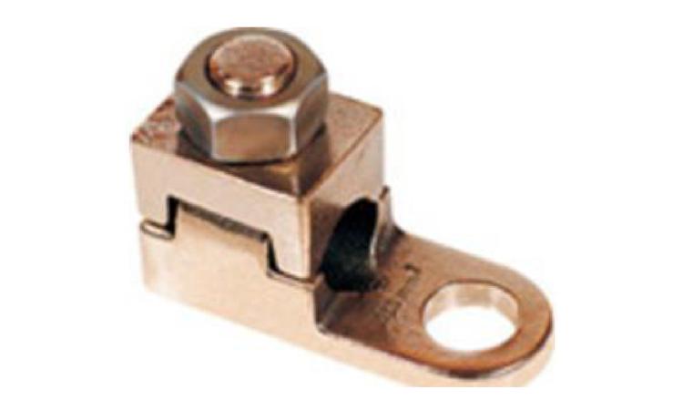TERMINAL METALICO A PRESSAO PARA 1 CABO DE 16 MM2, COM 1 FURO DE FIXACAO