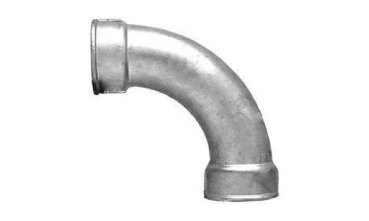 CURVA 90 GRAUS DE FERRO GALVANIZADO, COM ROSCA BSP FEMEA, DE 3