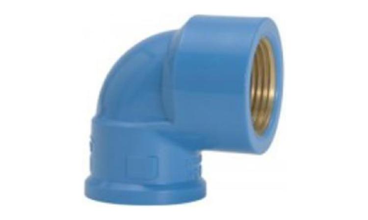 JOELHO PVC, SOLDAVEL, COM BUCHA DE LATAO, 90 GRAUS, 25 MM X 1/2