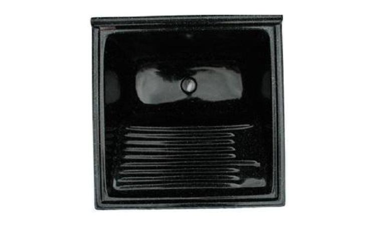 TANQUE SIMPLES EM MARMORE SINTETICO SUSPENSO, CAPACIDADE *38* L, *60 X 60* CM