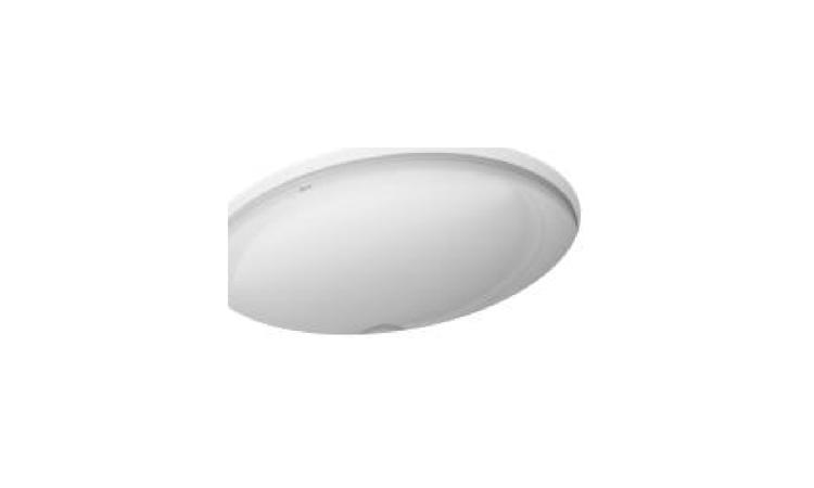 LAVATORIO / CUBA DE EMBUTIR, OVAL, DE LOUCA BRANCA, SEM LADRAO, DIMENSOES *50 X 35* CM (L X C)