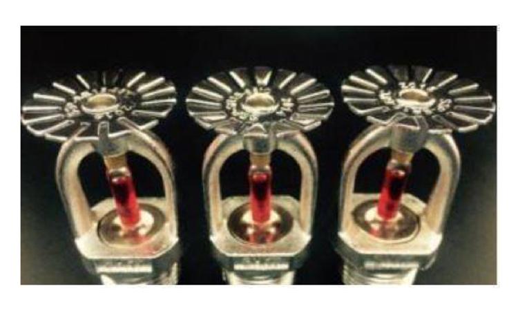 SPRINKLER TIPO PENDENTE, BULBO VERMELHO RESPOSTA RAPIDA, 68 GRAUS CELSIUS, ACABAMENTO NATURAL, D = 15 MM (1/2