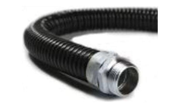 ELETRODUTO FLEXIVEL, EM FITA DE ACO GALVANIZADO, REVESTIDO COM PVC PRETO, DIAMETRO EXTERNO DE 60 MM, DN = 2