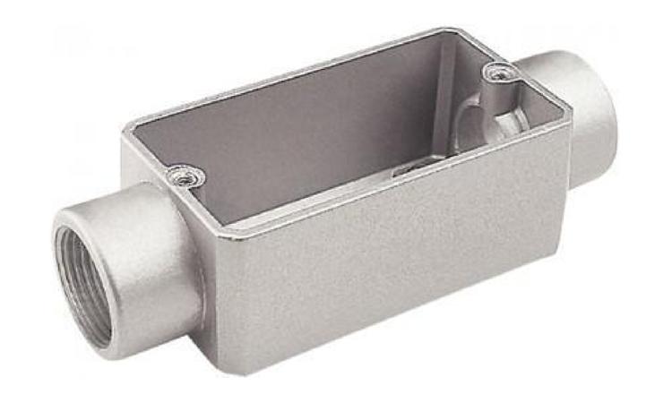 CONDULETE DE ALUMINIO TIPO C, PARA ELETRODUTO ROSCAVEL DE 4