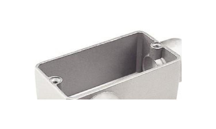 CONDULETE DE ALUMINIO TIPO LR, PARA ELETRODUTO ROSCAVEL DE 4