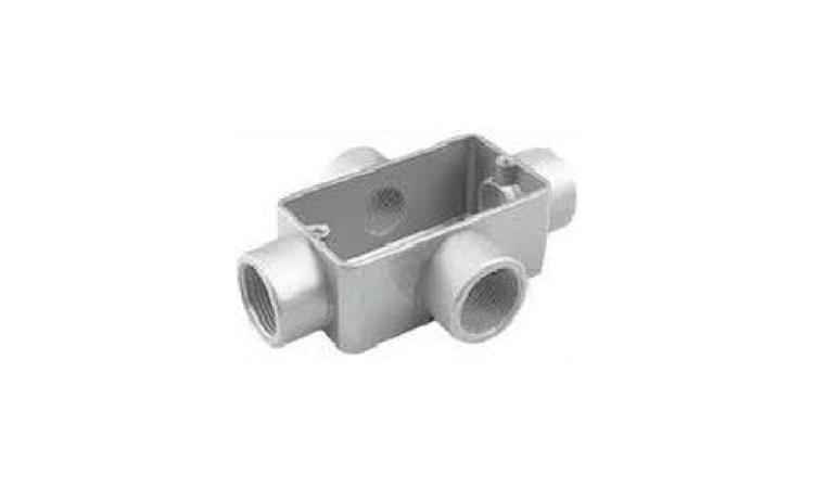CONDULETE DE ALUMINIO TIPO X, PARA ELETRODUTO ROSCAVEL DE 1 1/4