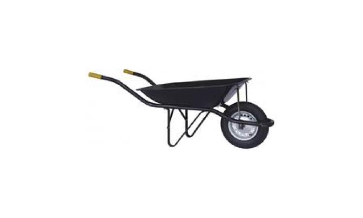 CARRINHO DE MAO, EM ACO, COM CAPACIDADE DE *45 A 65* L / *100* KG, PNEU COM CAMARA