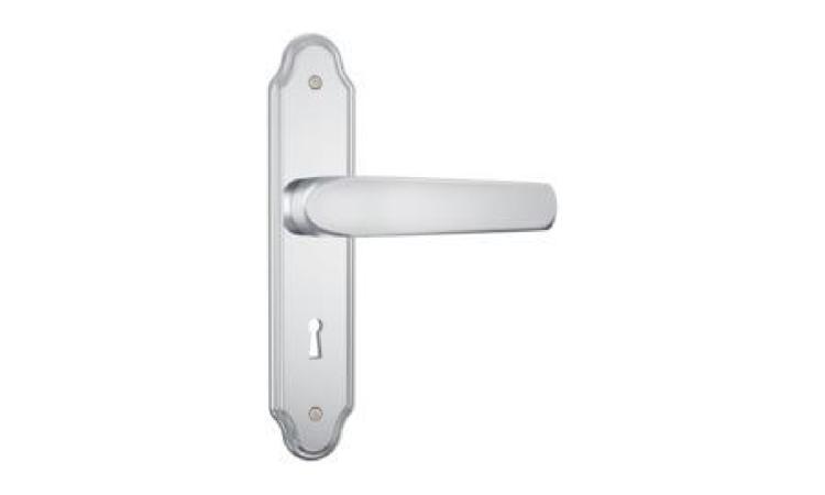 FECHADURA ESPELHO PARA PORTA INTERNA, EM ACO INOX (MAQUINA, TESTA E CONTRA-TESTA) E EM ZAMAC (MACANETA, LINGUETA E TRINCOS) COM ACABAMENTO CROMADO, MAQUINA DE 40 MM, INCLUINDO CHAVE TIPO INTERNA