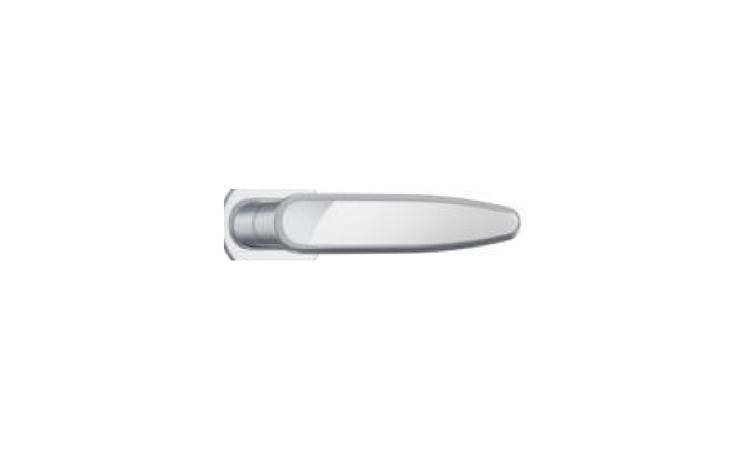 FECHADURA ROSETA REDONDA PARA PORTA DE BANHEIRO, EM ACO INOX (MAQUINA, TESTA E CONTRA-TESTA) E EM ZAMAC (MACANETA, LINGUETA E TRINCOS) COM ACABAMENTO CROMADO, MAQUINA DE 55 MM, INCLUINDO CHAVE TIPO TRANQUETA