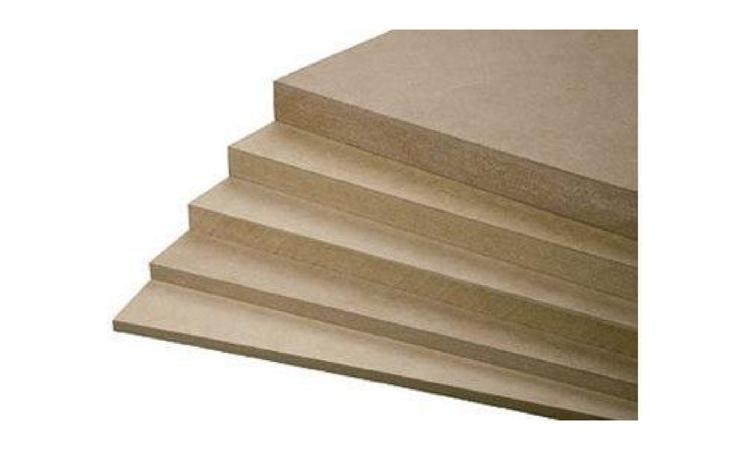 CHAPA DE MDF CRU, E = 12 MM, DE *2,75 X 1,85* M