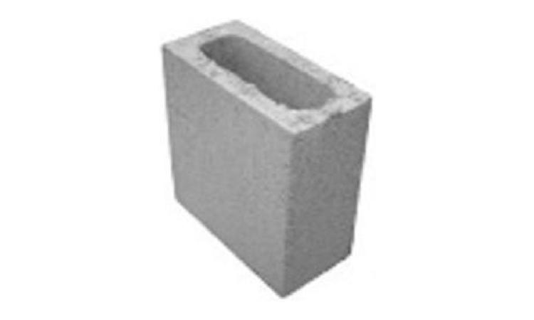 MEIO BLOCO DE VEDACAO DE CONCRETO 9 X 19 X 19 CM (CLASSE C - NBR 6136)