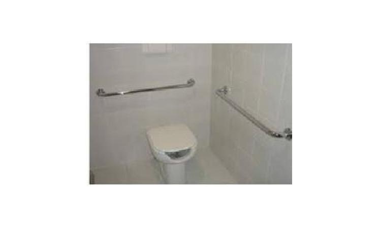 BARRA DE APOIO RETA, EM ACO INOX POLIDO, COMPRIMENTO 60CM, DIAMETRO MINIMO 3 CM