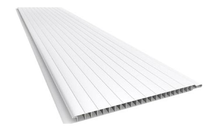 FORRO DE PVC, FRISADO, BRANCO, REGUA DE 20 CM, ESPESSURA APROXIMADA DE 8 MM E COMPRIMENTO 6 M (SEM COLOCACAO)