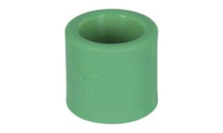 LUVA SIMPLES PPR, F/F, SOLDAVEL, DN 20 MM, PARA AGUA QUENTE PREDIAL