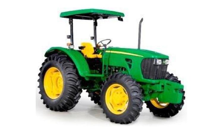 TRATOR DE PNEUS COM POTENCIA DE 85 CV, TURBO, PESO COM LASTRO DE 4900 KG
