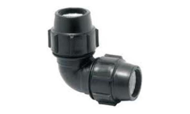 COTOVELO/JOELHO 90 GRAUS, EM POLIPROPILENO, PN 16, PARA TUBOS PEAD, 20 X 20 MM - LIGACAO PREDIAL DE AGUA