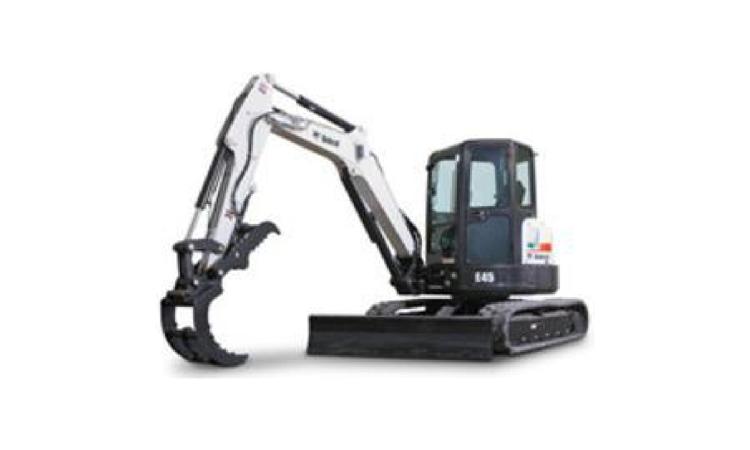 MINIESCAVADEIRA SOBRE ESTEIRAS, POTENCIA LIQUIDA DE *42* HP, PESO OPERACIONAL DE *4.500* KG