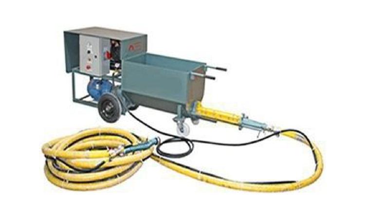 PROJETOR DE ARGAMASSA, CAPACIDADE DE PROJECAO 2,0 M3/H, ALCANCE DA PROJECAO ATE 50 M, MOTOR ELETRICO TRIFASICO