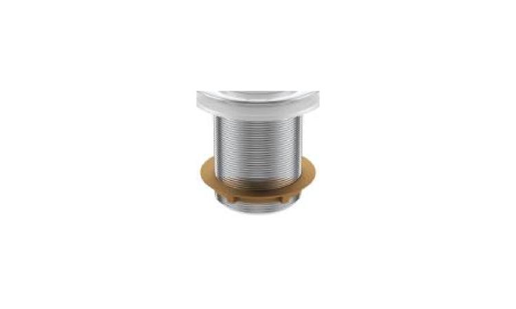 VALVULA DE ESCOAMENTO PARA TANQUE, EM METAL CROMADO, 1.1/2 