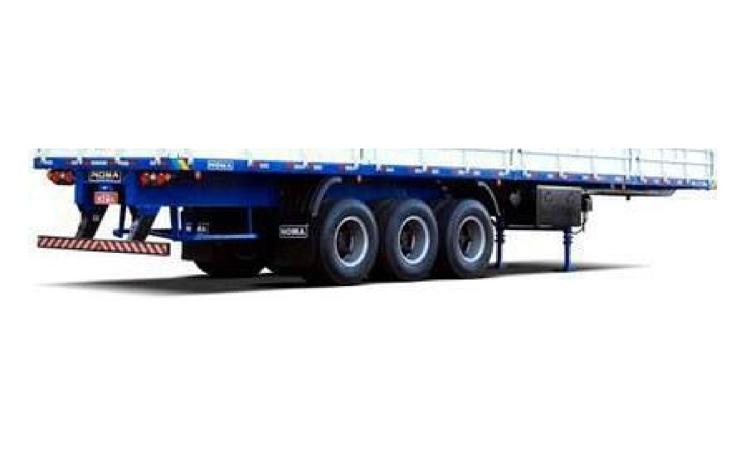 SEMIRREBOQUE COM TRES EIXOS, PARA TRANSPORTE DE CARGA SECA, DIMENSOES APROXIMADAS 2,60 X 12,50 X 0,50 M (NAO INCLUI CAVALO MECANICO)