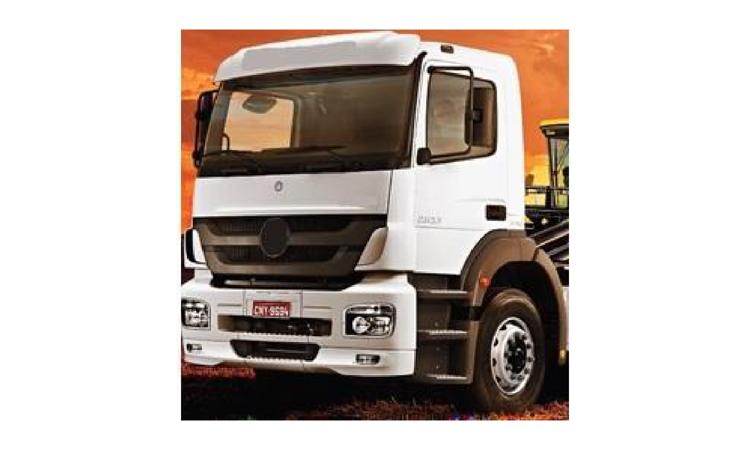 CAMINHAO TRUCADO, PESO BRUTO TOTAL 23000 KG, CARGA UTIL MAXIMA 15285 KG, DISTANCIA ENTRE EIXOS 4,80 M, POTENCIA 326 CV (INCLUI CABINE E CHASSI, NAO INCLUI CARROCERIA)