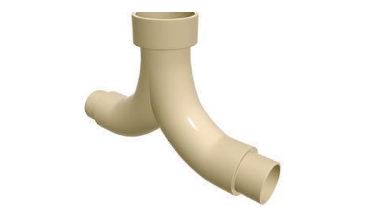 TE MISTURADOR, CPVC, SOLDAVEL, 22 MM, PARA AGUA QUENTE