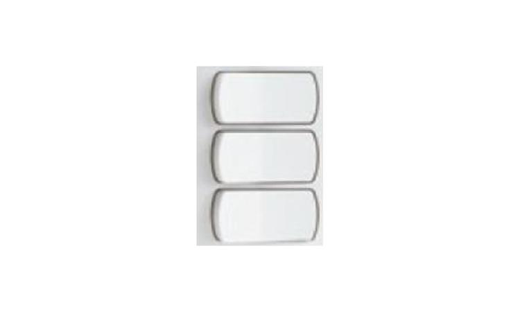 INTERRUPTORES SIMPLES (2 MODULOS) + 1 INTERRUPTOR PARALELO 10A, 250V, CONJUNTO MONTADO PARA EMBUTIR 4