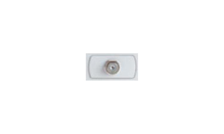 TOMADA PARA ANTENA DE TV, CABO COAXIAL DE 9 MM, CONJUNTO MONTADO PARA EMBUTIR 4