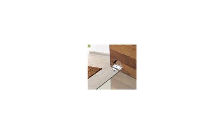 CONJUNTO DE FERRAGENS PIVO, PARA PORTA PIVOTANTE DE ATE 100 KG, REGULAVEL COM ESFERA, CROMADO - SUPERIOR E INFERIOR - COMPLETO