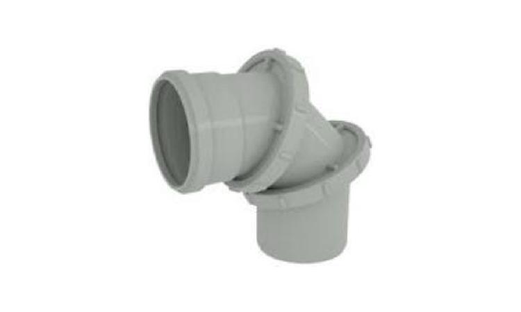 CURVA DE PVC, 90 GRAUS, SERIE R, DN 100 MM, PARA ESGOTO PREDIAL