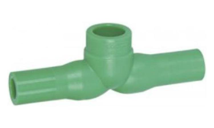 TE MISTURADOR, PPR, F/M/M, DN 20 X 20 MM, PARA AGUA QUENTE PREDIAL